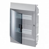 Распределительный шкаф Mistral41 24 мод., IP41, встраиваемый, термопласт, зеленая дверь |  код. 1SLM004100A1205 |  ABB